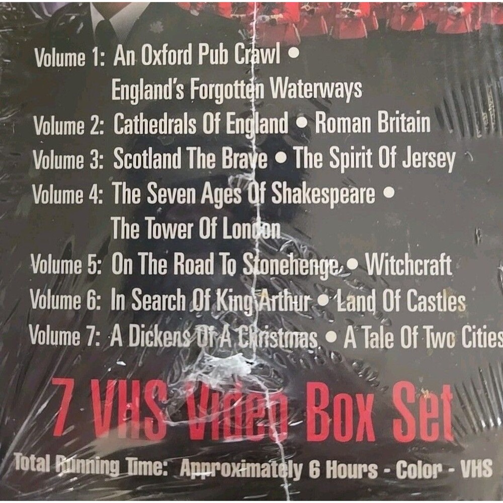 1998 VHS Movie Tape Set The British Isles 7 Video Box Set Sealed - Picture 3 of 5
